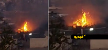 فيديو: حريق مهول بمنطقة سانتا بالما في مليلية