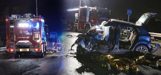 مصرع ثلاثة مهاجرين مغاربة إثر حادثة سير خطيرة مصرع ثلاثة مهاجرين مغاربة إثر حادثة سير خطيرة