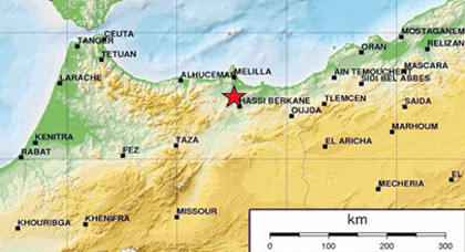 تسجيل 3810 هزة أرضية في منطقة الريف خلال سنة 2021