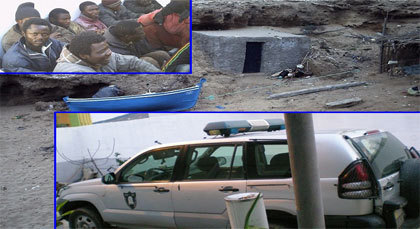 إحباط عملية تهجير أفارقة وضبط 29 من براميل البنزين بجماعة آيث شيشار إحباط عملية تهجير أفارقة وضبط 29 من براميل البنزين بجماعة آيث شيشار