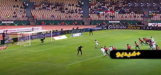 شاهدوا.. هدف المغرب الأول في مرمى المنتخب المصري