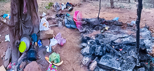 فيديو.. وفاة والدة الأطفال الثلاثة ضحية حريق "كوخ" بالناظور