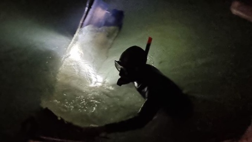 مباشر.. سائق "مجنون" يسقط بسيارته في بحيرة مارتشيكا 