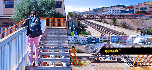 شاهدوا.. الموت يهدد كل من يعبر هذه القنطرة بالناظور