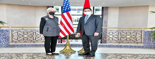 ناصر بوريطة يجري مباحثات مع نائبة وزير الخارجية الأمريكي