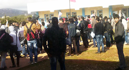 منظومة "مسار" تشعل فتيل الاحتجاج بالثانوية التأهيلية تمسمان منظومة "مسار" تشعل فتيل الاحتجاج بالثانوية التأهيلية تمسمان