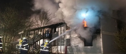 مهاجر ناظوري يضرم النار في بيت طليقته بألمانيا