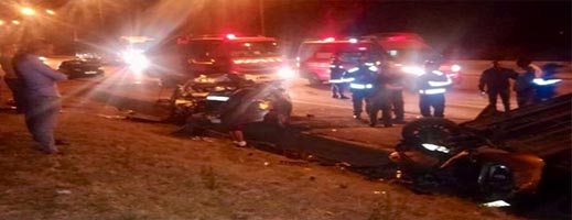 صور.. مصرع شخص في حادثة سير مروعة ضواحي الناظور صور.. مصرع شخص في حادثة سير مروعة ضواحي الناظور