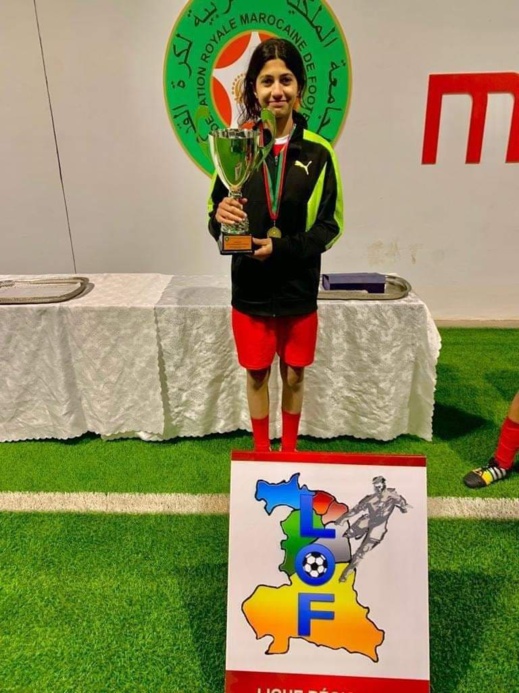 سهى الخالقي ابنة الناظور تتألق في منتخب العصبة للاعبات تحت 15 سنة