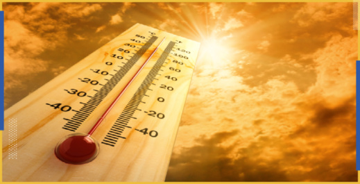 قد تصل إلى 41 درجة.. نشرة إنذارية بارتفاع الحرارة في عدد من أقاليم المملكة قد تصل إلى 41 درجة.. نشرة إنذارية بارتفاع الحرارة في عدد من أقاليم المملكة