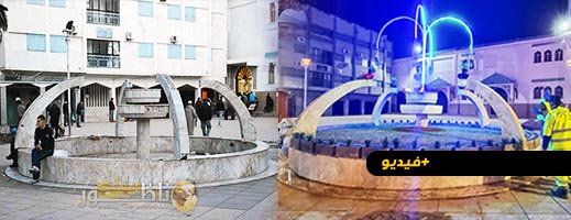 شاهدوا.. جماعة الناظور في عملية صيانة وتزيين لباحة مسجد الحاج مصطفى 