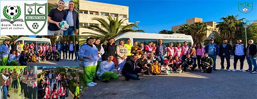 صور.. فتيات هلال الناظور للكرة النسوية في زيارة للأطفال المتخلى عنهم بالناظور