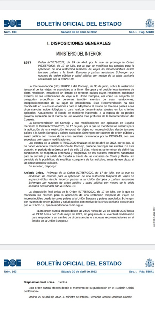 وثيقة رسمية.. إسبانيا تمدد إغلاق سبتة ومليلية أسبوعين إضافيين