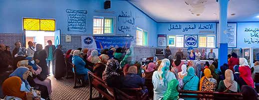 العاملات والعمال بمليلية في لقاء تواصلي بالناظور حول الحدود المغلقة