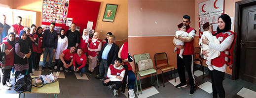 الهلال الأحمر المغربي بالناظور وجمعية أخوات الإيمان يبصمان على حفل إعذار ناجح لفائدة الأسر المعوزة 