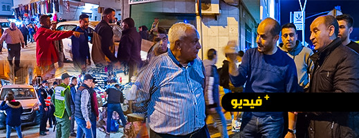 رئيس المجلس الجماعي بالناظور يشرف على حملة نظافة استثنائية ليلة عيد الفطر