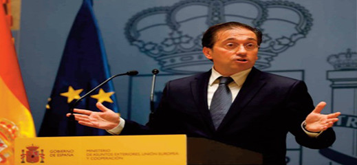 وزير الخارجية الاسباني يعبر عن ارتياحه لتنفيذ خارطة الطريقة المعتمدة بين المغرب وزير الخارجية الاسباني يعبر عن ارتياحه لتنفيذ خارطة الطريقة المعتمدة بين المغرب