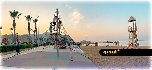 شاهدوا..الأجواء بكورنيش الناظور تزامنا مع ارتفاع درجة الحرارة