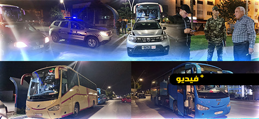 شاهدوا.. هكذا انطلقت بالناظور حافلات المدعويين والمدعوات للخدمة العسكرية