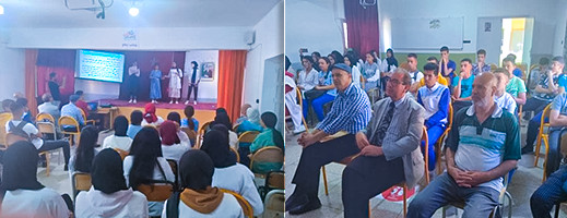 صور.. ندوة علمية تحسيسية حول أضرار التدخين بثانوية الفيض التأهيلية