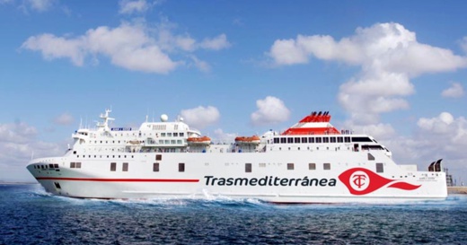 بعد سنتين من التوقف Trasmediterránea تستأنف خدمة نقل الركاب بين ألمريا والناظور
