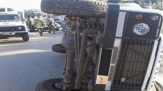 13 إصابة في صفوف القوات المساعدة تستنفر الدرك 13 إصابة في صفوف القوات المساعدة تستنفر الدرك