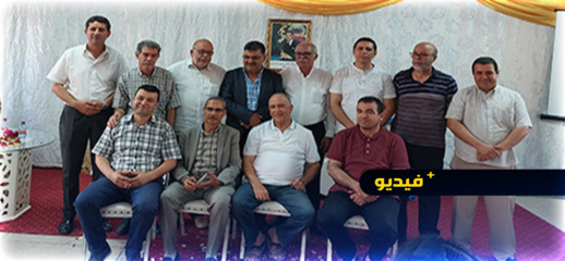 صور.. حفل تكريم بهيج لمدير ثانوية بدر الإعدادية بسلوان بعد إحالته على التقاعد