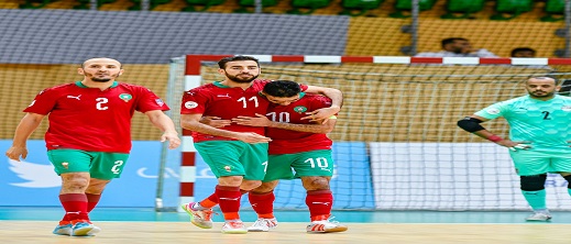 المغرب إلى نهائي كأس العرب لكرة القدم داخل القاعة بعد فوز كبير على المنتخب المصري المغرب إلى نهائي كأس العرب لكرة القدم داخل القاعة بعد فوز كبير على المنتخب المصري