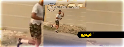 شاهدوا.. حارس مرمى أسود الأطلس الناظوري منير المحمدي يمارس الجري ببني شيكر