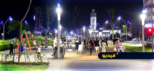 شارع 80 يتحول إلى محج لسكان الناظور بعد تهيئته