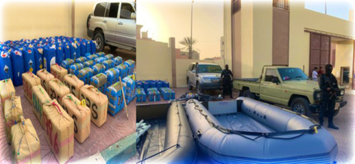 صور.. ضبط كميات هائلة من المخدرات مع زوارق وسيارات للتهريب صور.. ضبط كميات هائلة من المخدرات مع زوارق وسيارات للتهريب