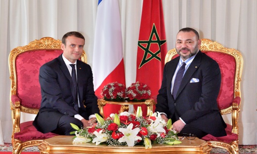 الرئيس الفرنسي يراسل الملك محمد السادس 
