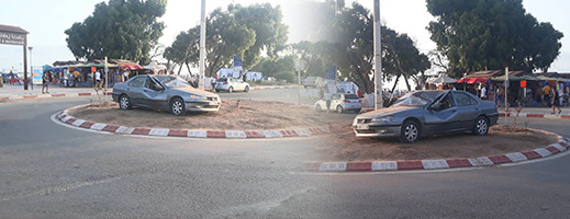 صور.. حادثة سير بمدخل شاطئ قرية أركمان ترسل مسنا إلى المستشفى