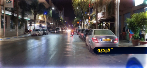 شاهدوا.. تسجيل تساقطات مطرية بالناظور 