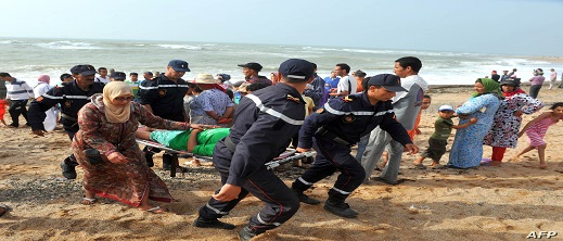 9482.. هو عدد ضحايا الغرق في الشواطئ المغربية هذا الصيف