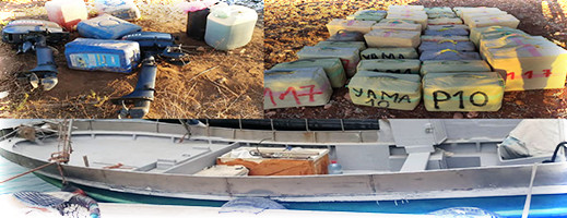 صور.. حجز حوالي ثلاثة أطنان من مخدر الشيرا وإيقاف ستة أشخاص ضواحي الدريوش