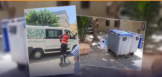 العثور على جثة شخص وسط أكوام من النفايات العثور على جثة شخص وسط أكوام من النفايات