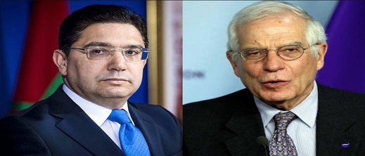 بوريطة يلغي لقاء مع جوزيف بوريل الممثل الأعلى للشؤون الخارجية في الاتحاد الأوروبي بسبب تصريحاته بوريطة يلغي لقاء مع جوزيف بوريل الممثل الأعلى للشؤون الخارجية في الاتحاد الأوروبي بسبب تصريحاته