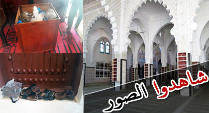 لصوص بالناظور لا يبالون بحرمة المساجد ويسرقون أحذية المصلين خلال أداء فريضة الصلاة