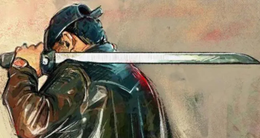 يحمل سيف الساموراي.. مغربي بإسبانيا يرعب المارة يحمل سيف الساموراي.. مغربي بإسبانيا يرعب المارة