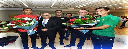 استقبال رسمي لأشبال الأطلس بعد النجاة من العدوان الجزائري ورسالة من لقجع وبنموسى استقبال رسمي لأشبال الأطلس بعد النجاة من العدوان الجزائري ورسالة من لقجع وبنموسى