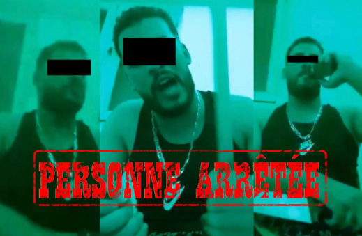 الأمن يعتقل شابا ظهر في مقطع فيديو هدد بالاعتداء على الأشخاص بالسلاح الأبيض الأمن يعتقل شابا ظهر في مقطع فيديو هدد بالاعتداء على الأشخاص بالسلاح الأبيض