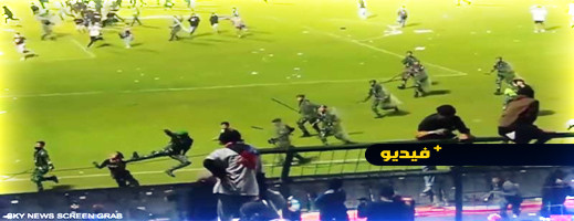 فيديو.. مقتل 174 مشجعا تحت الأقدام في مباراة لكرة القدم