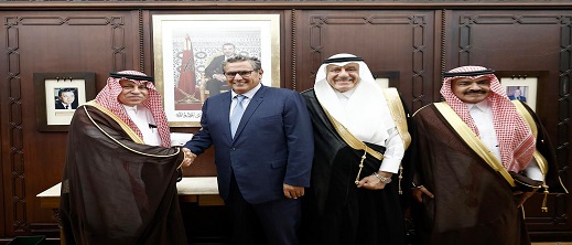 رئيس الحكومة يستقبل وزير التجارة السعودي واتفاق على مضاعفة الصادرات 7 مرات رئيس الحكومة يستقبل وزير التجارة السعودي واتفاق على مضاعفة الصادرات 7 مرات