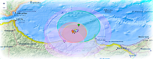 هزة أرضية قوية تضرب إقليمي الناظور والدريوش هزة أرضية قوية تضرب إقليمي الناظور والدريوش