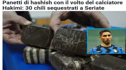 مصادرة كمية هامة من الحشيش عليها صور أشرف حكيمي مصادرة كمية هامة من الحشيش عليها صور أشرف حكيمي