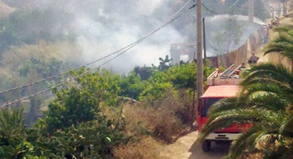 اندلاع حريق بجبل وكسان التابعة لنفوذ بلدية ازغنغان