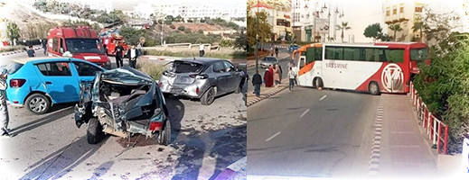 صور.. حادثة سير خطيرة كادت أن تتحول إلى كارثة في الحسيمة صور.. حادثة سير خطيرة كادت أن تتحول إلى كارثة في الحسيمة