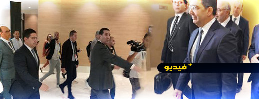 شاهدوا.. وزير الخارجية المغربي يصل إلى الجزائر