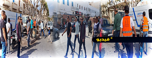 شاهدوا.. سلطات الناظور تحجز معدات المقاهي والمطاعم وسلع المحلات التي احتلت الرصيف شاهدوا.. سلطات الناظور تحجز معدات المقاهي والمطاعم وسلع المحلات التي احتلت الرصيف